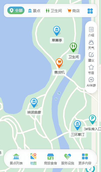 龙津湖（矢量地图）